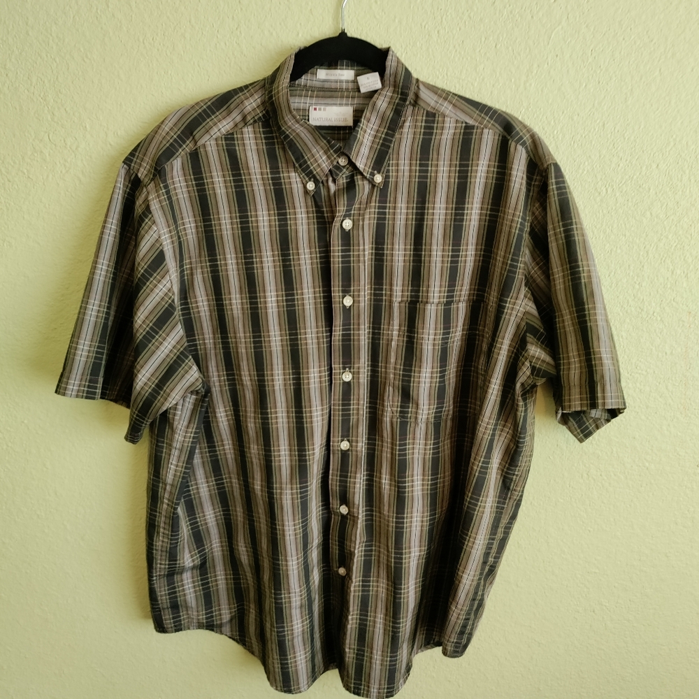 Natural Issue - Short Sleeve Button Down Shirt